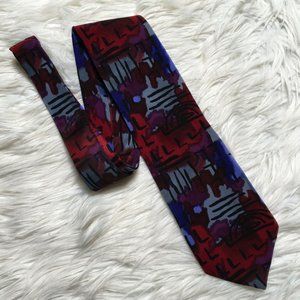 J Garcia Jerry Men Neck Tie Black Blue Collection